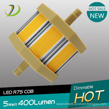 hot sale 5w r7s cob led  for lawn light